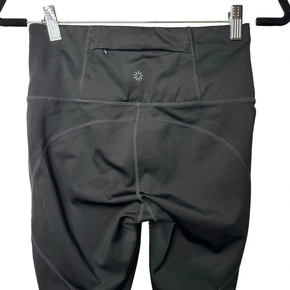 Athleta Aurora Precision‎ 7/8 Tight Leggings Black Multi Small